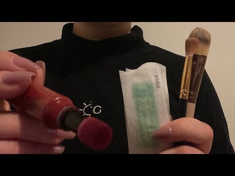 ASMR doing your makeup 💄 waxing your face💆‍♀️ persnal attention 😍no talking 