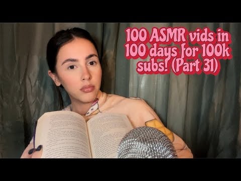 ASMR- Eminem speed inaudible whispers!! Reading you a full chapter in one video (highly requested)📖