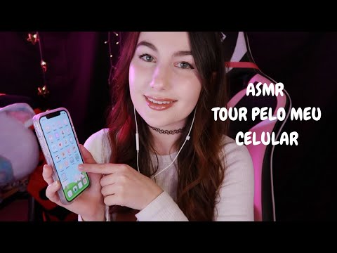 ASMR TOUR PELO MEU CELULAR