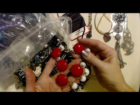 ASMR | Goodwill Jewelry Bag 11-29-2019 (Whisper)