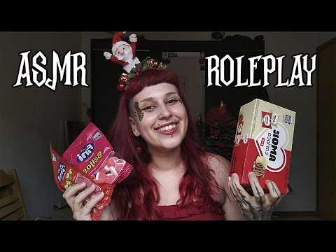 IRMÃ mais velha TE ARRUMANDO para o NATAL em FAMÍLIA ⟢ ASMR Roleplay