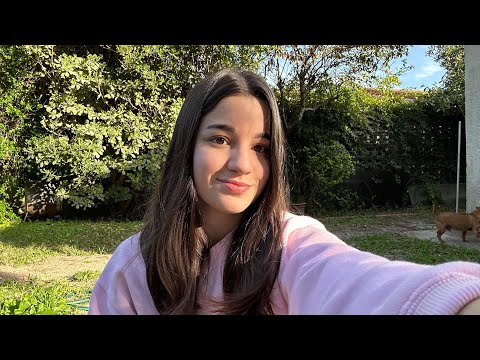 ASMR CASERO en mi patio 🍃🪴 | charlita random life update 