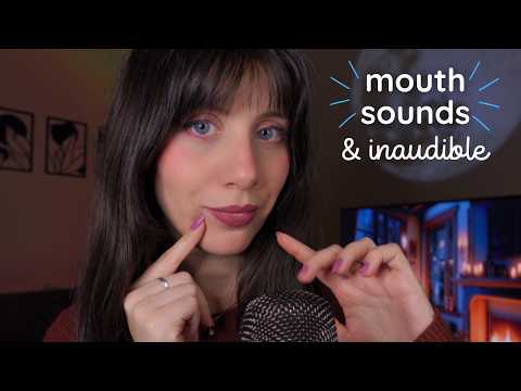 ASMR • Tingly MOUTH SOUNDS & Inaudible Whispers for deep Sleep