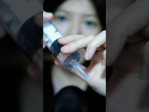 Asmr syringe water 💉💉 #asmr  #shorts #relax