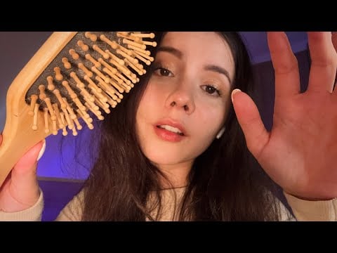 Vou cuidar do seu cabelo até sua mente descansar 💗 | ASMR