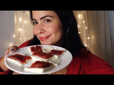 ASMR COMENDO QUEIJO COM GOIABADA