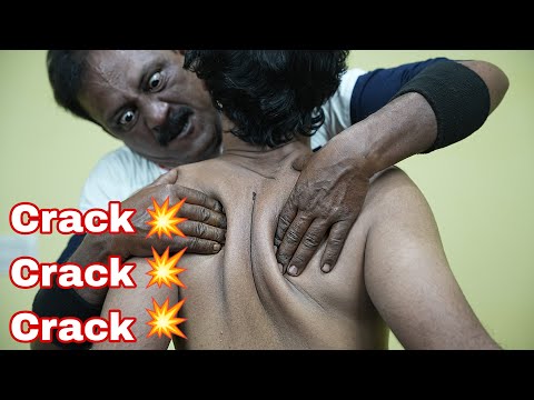 Crack Crack Crack | Neck Crack | Ear Crack | Spine Crack | Body Massage ASMR By Big Eyes Barber