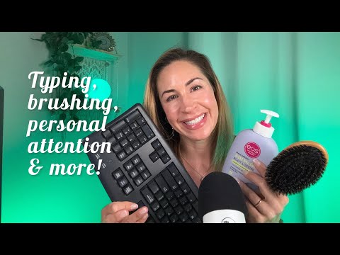 ASMR | A Variety of Triggers to Bring You Tingles! [Keyboard, hair brushing, tapping, & more!]