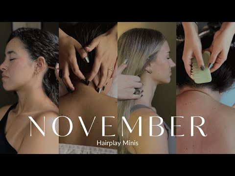 ASMR Hair Play Compilation to Fall Asleep To [No Talking] [Real Person] [No Midroll Ads]