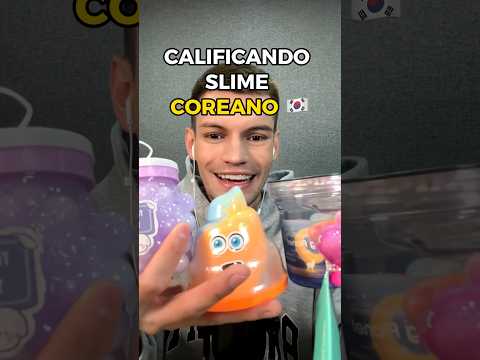 EL MEJOR SLIME 👍 #asmr CALIFICANDO SLIME CORENO 🇰🇷 #shorts #viral