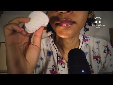 ASMR Atendimento personalizado 💬 mouth sounds + sussurros + toques na tela
