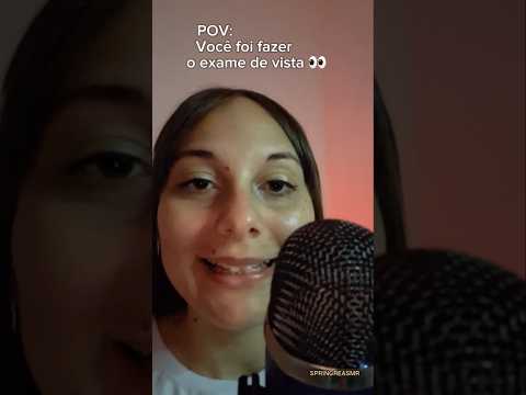 ASMR | Exame de vista 👀