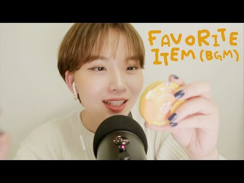 [ASMR] BGM ver.1-2월의 최애템 소개와 탭핑 / January & February Favorite item talking & tapping asmr