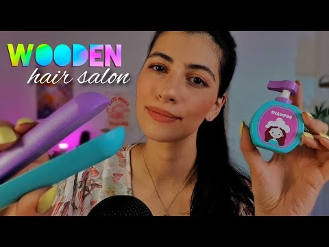 ASMR po polsku SALON FRYZJERKI roleplay 💇🏻‍♀️ *nakładane dźwięki*