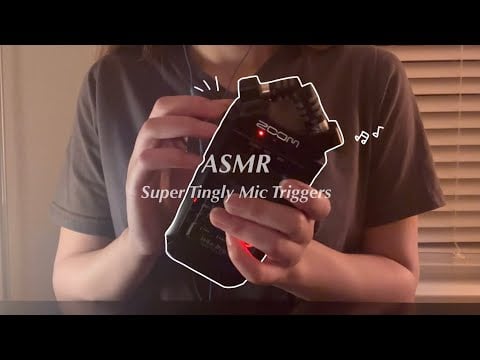 ASMR｜Super Tingly Mic Triggers｜Tapping, Scratching, Rubbing（No Talking）