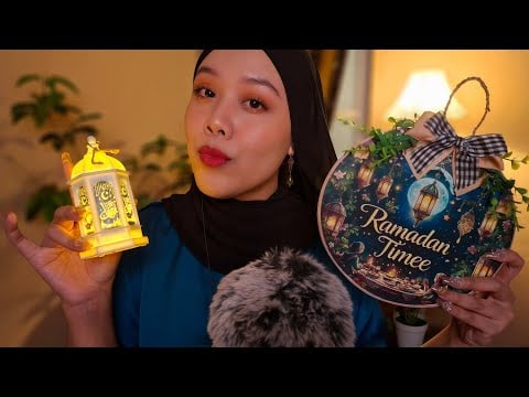 ASMR Ramadan Ornaments 🌙 Super Tingly Tapping & Scratching Sounds