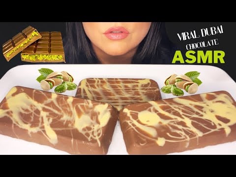 ASMR | VIRAL FIX DUBAI CHOCOLATE | MUKBANG