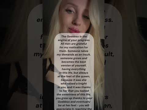 #goddess #princess #blonde #worship #goddessenergy