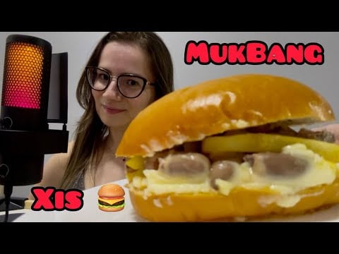 MUKBANG COMENDO XIS DE CORAÇÃO #mukbang