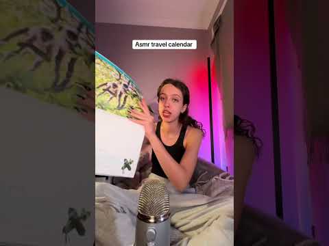 asmr travel calendar show and tell #asmr