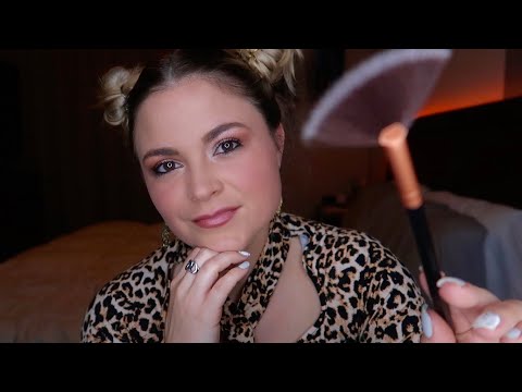 ASMR Hair Brushing, Face Brushing & Head Massage For Relaxation