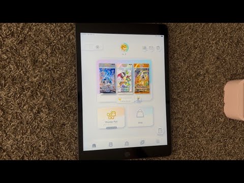 ASMR Playing Pokémon TCGP On An iPad