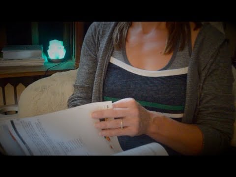 Asmr - Reading to you about Sleep with Page Turning - Softly Spoken