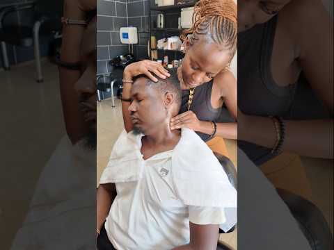 When the barbershop massage hits too hard... #asmr #massage #shorts
