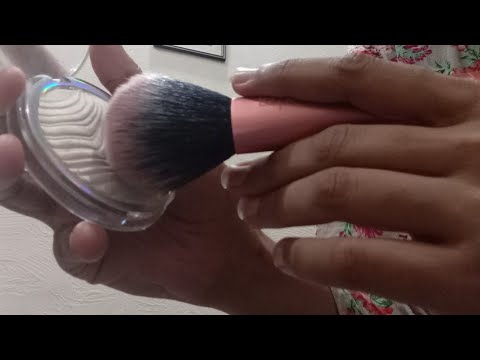 ASMR doing  makeup on camera | lofi asmr |no talking | actual camera touching ✨️