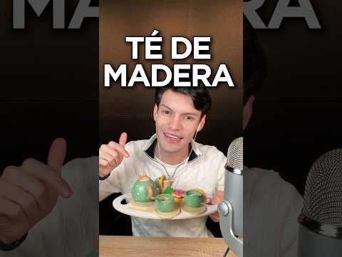 CHELA 🍺 O TÉ 🫖? Así es el té de madera #asmr #shorts #asmrsounds #funny