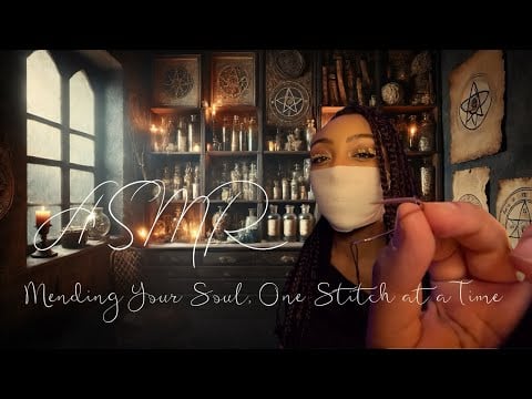 Magical ASMR | Soul Stitching, Potion Brewing & Cozy Wood Soup Sounds | Minimal Talking