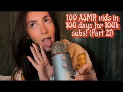 ASMR- The BEST mouth sounds and inaudible whispers for a 100% tingle guarantee 🔥