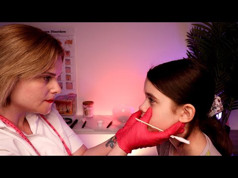 A Real Person ASMR Skin Exam & Face Measuring