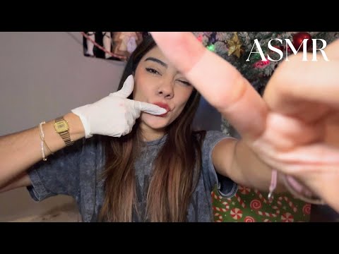 ASMR ☆ SPIT PAINTING CASERO rapido & agrresivo + tapping 💗 