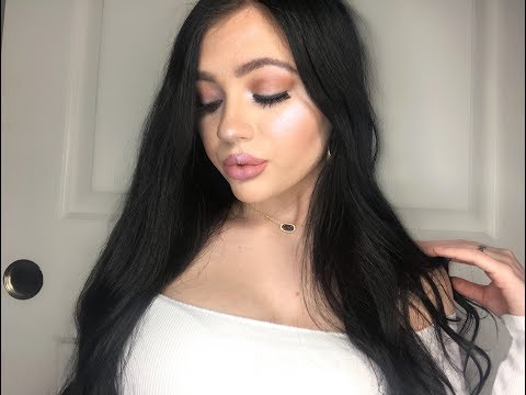 ASMR- MY RECENT GO TO MAKE-UP LOOK