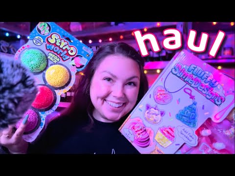 asmr/ arts + crafts HAUL🎨🧩⭐️ (whisper rambly)