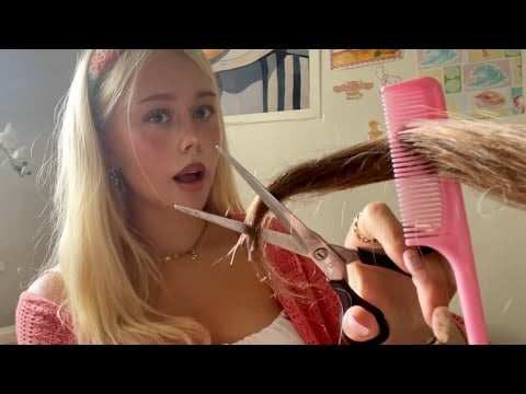 asmr cutting your hair 🌺 personal attention