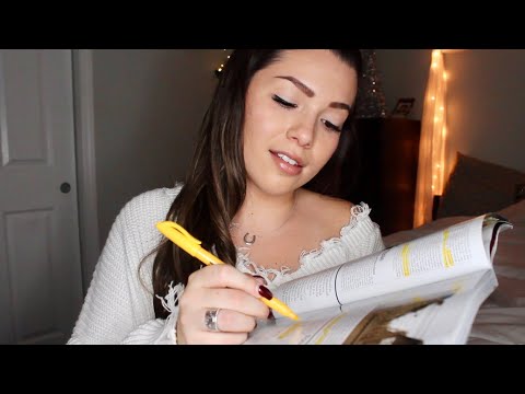 ASMR - Bible Study 4 | Page Turning | Reading | Highlighting