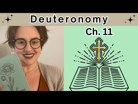 Deuteronomy Ch. 11 (#asmr #biblestudy #Christian)