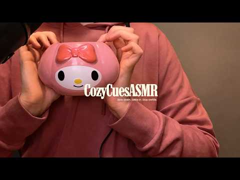 ASMR Pink Items Tapping, Scratching, Mouth Sounds & Blowing 🎀 Satisfying Sounds for Sleep