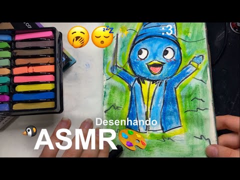 ASMR desenhando🎨✍🏽relembrando a infância de um inscrito e muitos aí :3