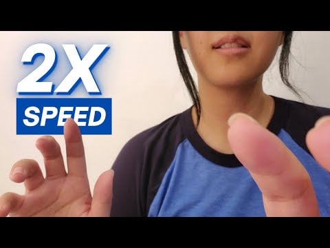 ❗FAST AND AGGRESSIVE ASMR ⏩ 2X SPEED ⏩ FOR EVEN MORE TINGLES