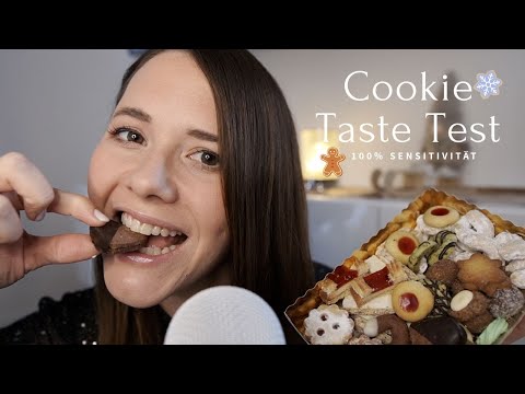 ASMR 💫 CHRISTMAS COOKIE🎄Taste Test - aber mit 100% Sensitivität 😮‍💨🤩