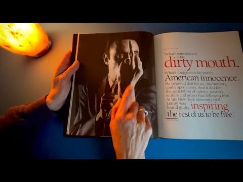 ASMR Whisper | Flipping Through a Time Life Legends Book (Relaxing Paper Sounds)