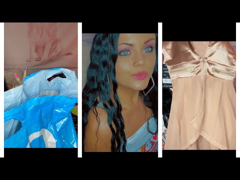 ASMR Rainbow clothes haul