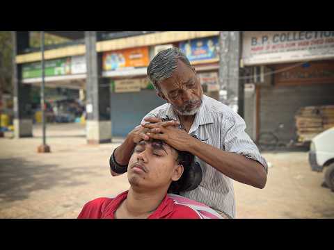 Waris Barber MOST RELAXING Indian Head Massage | 99.99% Of You Will Fall A SLEEP | ASMR Gautam