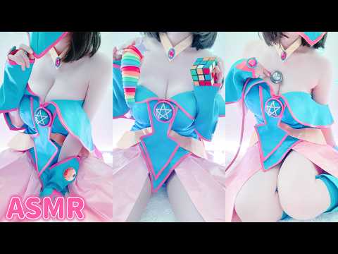 【遊戯王】ブラマジガールでコスプレASMR♡ | タッピング | 囁き声あり♡