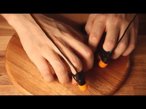 ASMR Best Wood Sounds🌳 Microphone Hands 진짜로 손에 마이크를 달았다! 나무소리 덕후라면 무조건 보게 되는 영상