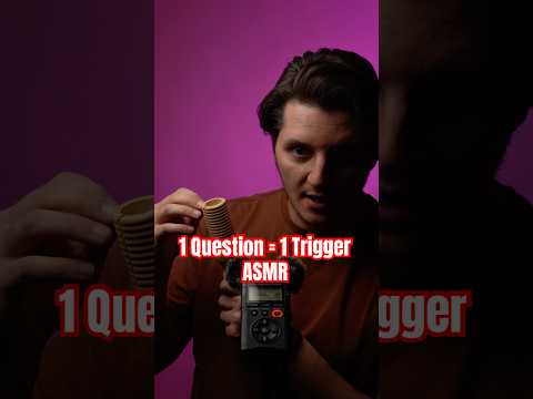 1 Question and 1 trigger 🫠 #asmr #qanda #tingles #asmrsounds #asmrcommunity