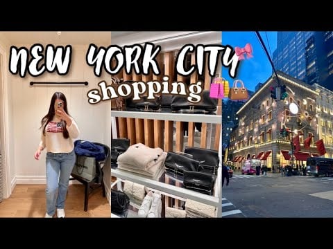 come shopping with me in NEW YORK